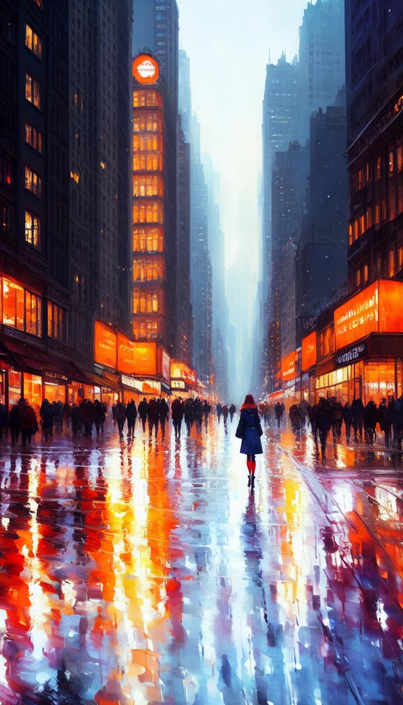 03433-467830676-New York City  in winter in Style by Style-Autumn, a woman by agnes cecile, luminous design, pastel colours, ink drips, autumn l.png